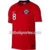 Camisetas Chile Arturo Vidal 8 Primera Equipacion Copa América 2019